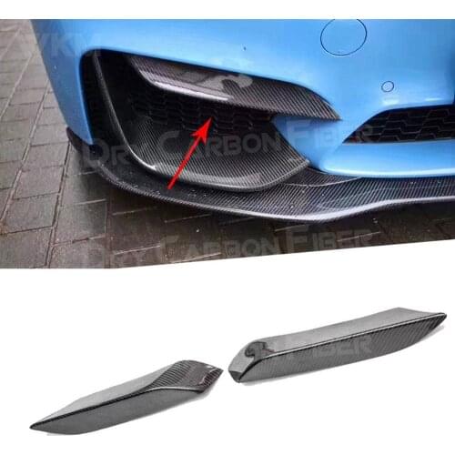 Carbon Fiber Front Bumper Extension Decoration for BMW 3 Series F80 M3 4 Series F82 F83 M4 2012-2018