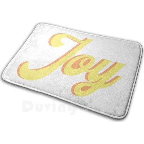 Choose Joy Mat Rug Carpet Anti-Slip Floor Mats Bedroom Christianity Religious Bible Verse Religious Quote Bible Verse Quote
