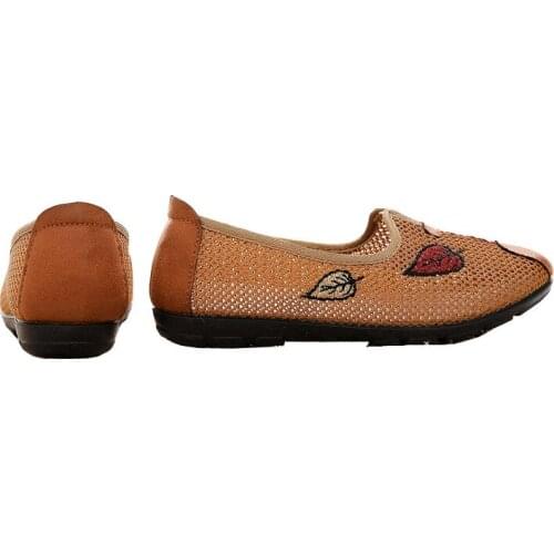 Womens Shoes Fashion Cloth Shoes Classic Foreign Trade Cross-Border Business Net Shoes Summer New Womens Hollow Breathable Mid