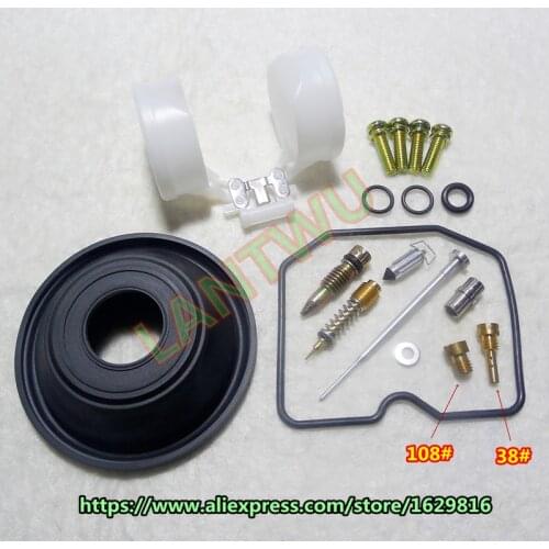 1 set $ 12.5) KPS ZZR-250/EX250H GPX250 Keihin carburetor repair kit Configure vacuum diaphragm and float