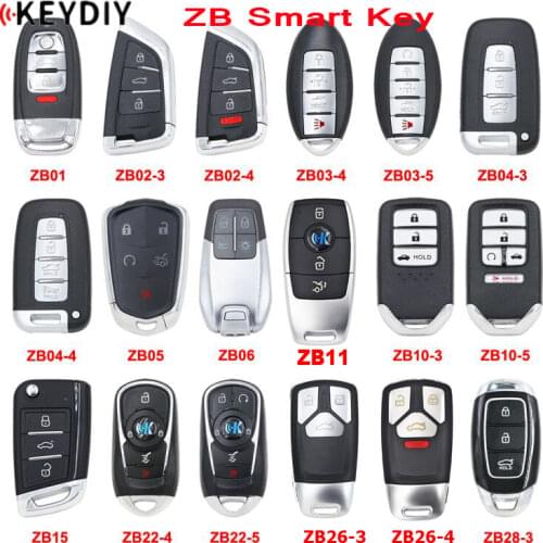 KEYDIY Original KD Smart Key Universal Multi-functional ZB Series Remote Key for KD-X2 Key Programmer