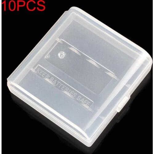 10pcs/lot Hard Plastic Battery Case Holder Storage Box for AAA Battery