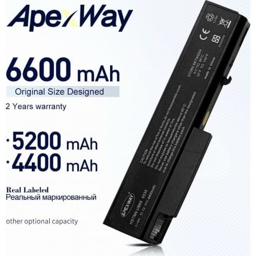 6 Cell Laptop Battery for HP EliteBook 6930p 8440p 6535b ProBook 6450b 6555b 6550b 6440b 6445b 6540b 6545b 458640-542 586031-001