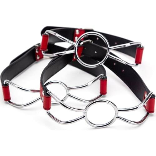 Multi-Size Ring Gag Bondage Open Mouth Gags with O-Ring Flirting Sexual Oral Toy BDSM Adult Erotic Products Sex Toys for Couples