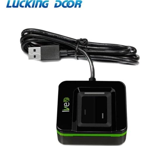 Free SDK 500 DPI USB Biometric Fingerprint Scanner Fingerprint Reader USB Optical Sensor LIVE20R