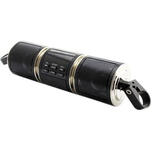 Bluetooth Motorcycle Handlebar Audio Amplifier Stereo Speaker System Mp3 Usb 12V