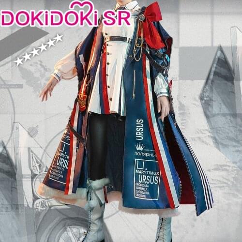 DokiDoki-SR Game Arknights Cosplay Costume Women Poca Game Arknights Cosplay Poca Costume Halloween Poca Cospaly