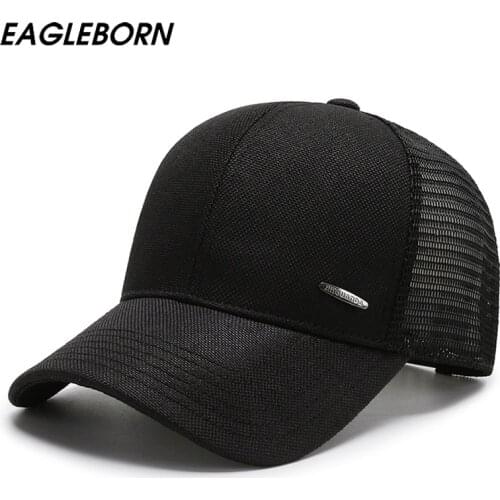 Summer Hat Men Baseball Cap Casual Peaked Cap Dad Hat Mesh Cap Breathable Sun Hat Sunscreen Hat Solid Color Baseball Cap Woman