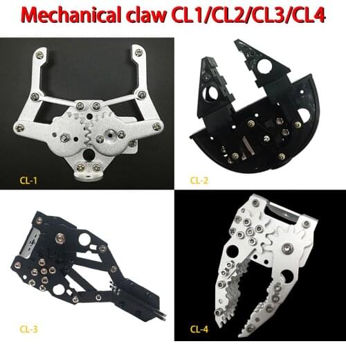 Metal claws, CL1-CL4, mechanical claws, claw fittings, teaching experiments, special fixtures, steering gear, DIY mode