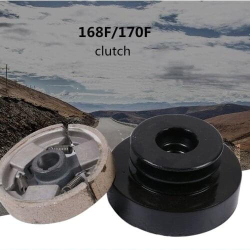 168F/170F clutch pulley (19mm or 20mm) for 168/170/GX160/GX200 gasoline engine/Diesel engine replacement parts