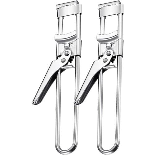 Corkscrews, Adjustable Jars and Corkscrews, Adjustable Multi-Function Stainless Steel Can Opener Lid Grips
