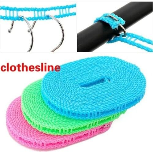 Clothesline Outdoor Cloth Hanging Rope Home Storage 3 M 5M Clothes Dryer Non-slip Drying Rack Clothesline Washing Line