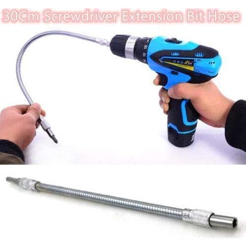 1/4" 6.35mm Hex Flexible Hose Screwdriver Extension Bit Holder Flex Screwdriver Extension Adapter DIY Hand Screw Driver Tools