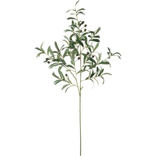 1Pc Olive Branch Fruit Simulation Plant Artificial Potted Home Decoration Photography Props