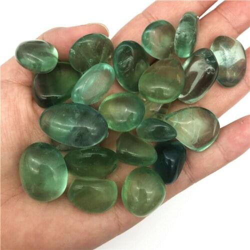 10-20mm 100g Natural Green Fluorite Crystal Reiki Stones Polished Quartz Healing Crysals Natural Quartz Crystals