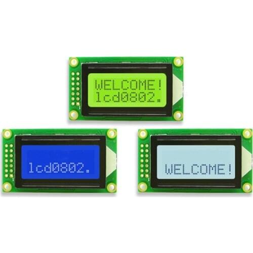 14PIN LCD 0802 Screen Module SPLC44780C Controller 5V Blue Backlight