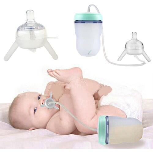 Baby Bottle Hand-Free Holder Feeding Infant Self Nursing Free Hand Bottle Children Milk Feeding Breastfeeding Bottle Rack 250ml