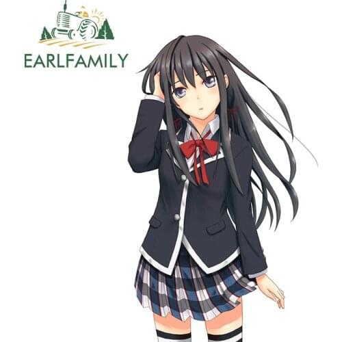 EARLFAMILY 13cm x 8.4cm for Yagokoro Eirin Decal Snowboard Motorcycle Helmet Waterproof Silhouette Car Stickers Vinyl Car Wrap