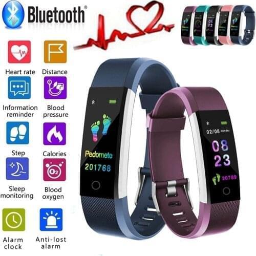 Fitness Tracker, Heart Rate Monitor Activity Tracker with Connected GPS Tracker, Step Counter, Sleep Monitor for Android and iOS