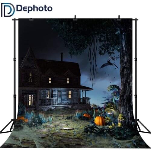 Dephoto Halloween Backdrops Seamless Backdrops for Photography Fond studio Photo Shooting Background Halloween Party Children