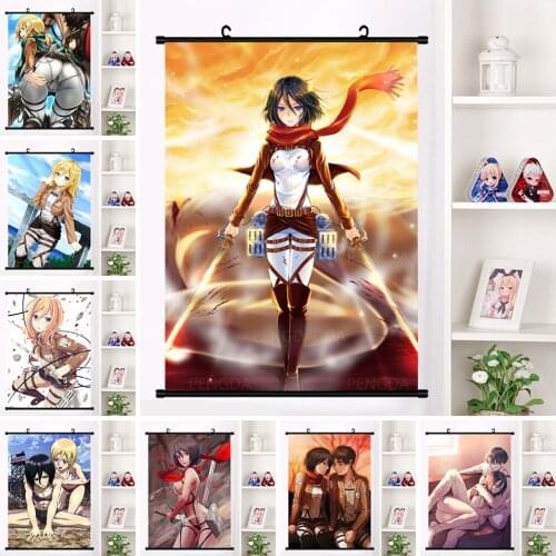 Character Canvas Picture Anime Cartoon Hanging Painting Japanese Plastic Scrolls Poster HD Print Wall Art Home Decor Living Room