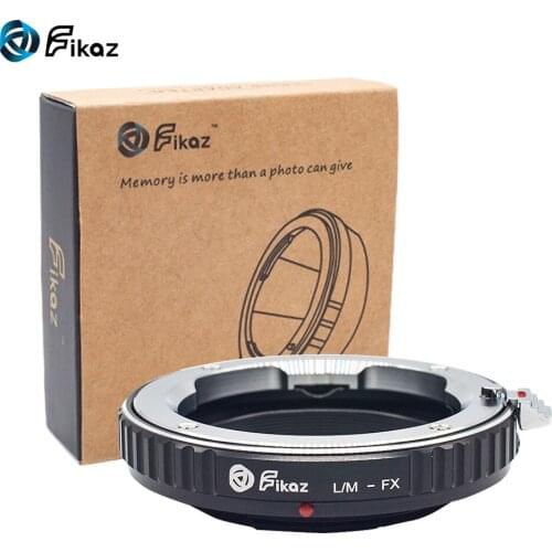 Fikaz L/M-FX Lens Mount Adapter Ring For Leica M LM L/M Mount Lens to Fujifilm FX Mount Camera Adapter for Fujifilm FX X-Pro1