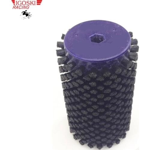IGOSKI Nylon Roto Brush for Cross-Country Ski Waxing Fits 10mm Hex Shaft Skiboard Snowboard