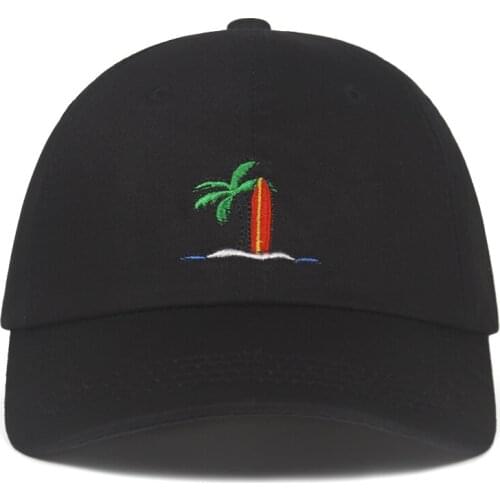 2019 new Embroidery Palm Trees sailboat Dad Hats Take A Trip Baseball Cap Coconut Trees Hat Strapback Hip Hop Cap Adjustable