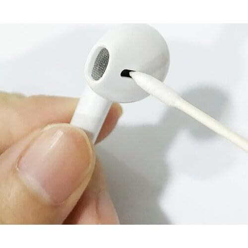 Dust Free Disposable Cleaning Swab Cotton Stick For AirPods Earphone Headphone Phone Charge Port Accessories Clean 25/50/100pcs