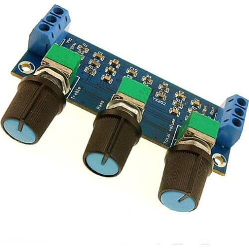 SOTAMIA Passive Tone Board Stereo Bass Treble Preamp Amplifier Volume Tone Control For AMP Preamplifier Amplifier D