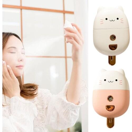 40ml Handheld Cool Mist Humidifier with Alarm 120db Portable Mini Air Humidifier for Car Travel Trip