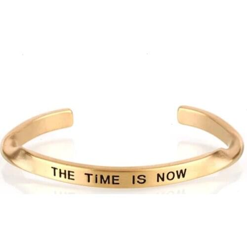 THE TIME IS NOW GOLD BRACELET 412020536
