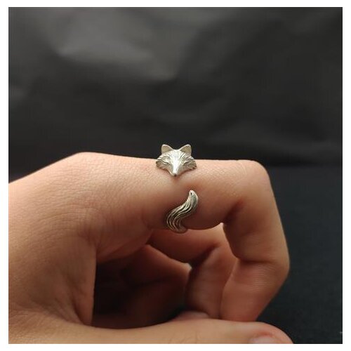 Exquisite Silver Color Cute Fox Rings for Women Open Adjustable Rings Atmosphere Recruit Good Luck Jewelry Wedding Rings Gifts