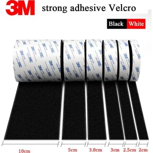 1Meter/Pairs Strong Self adhesive Hook and Loop Fastener Tape nylon sticker velcros adhesive with Glue for DIY 20/25/30/38/50mm