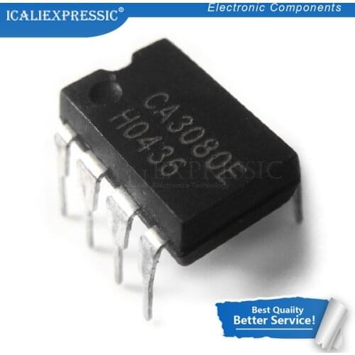 10PCS CA3080E DIP-8 CA3080EZ DIP8 CA3080 DIP