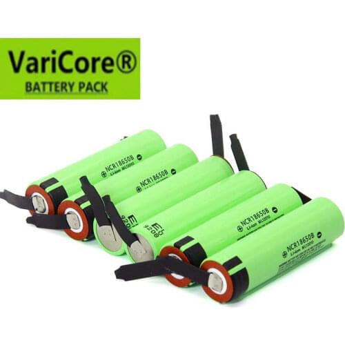 2020 New Original NCR18650B 3.7 v 3400mah 18650 Lithium Rechargeable Battery Welding Nickel Sheet batteries