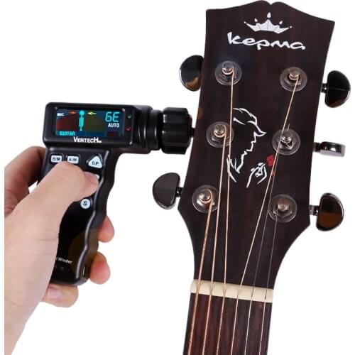 Verterchnk Automatic Tuning Without Turning The Knob Manually Automatic Guitar Tuner Can Be Charged Guitar Tuner