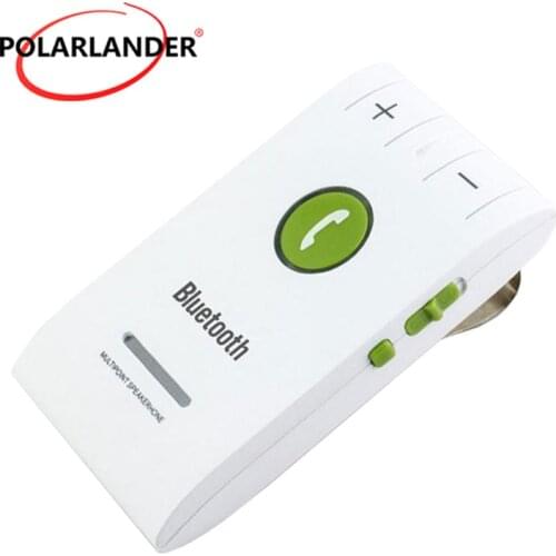 Car Bluetooth Handsfree 4.0 Bluetooth Vehicle Speaker Phone Car Kit Micro USB Charging Universal Car Auto Sun Visor Music Player