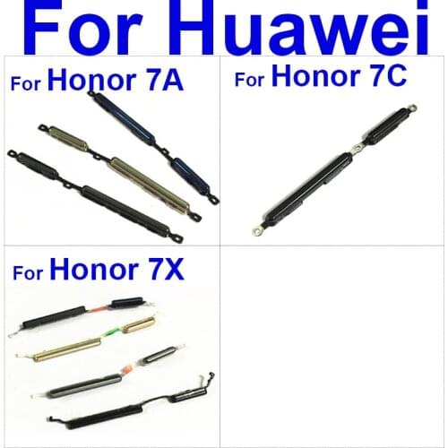 Power Volume Side Button Flex Ribbon Cable For Huawei Honor 7A 7C 7S 7X Up Down Audio Control Button Repair Replacement Parts