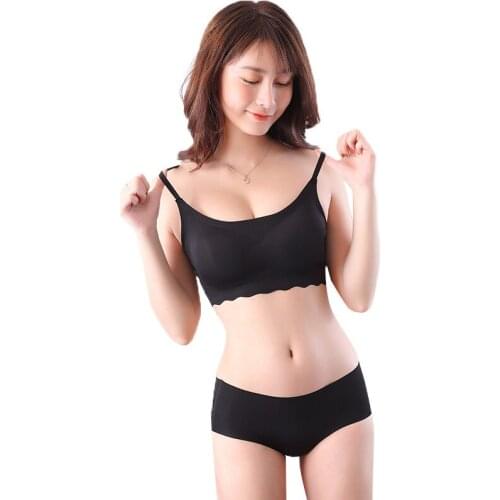 Sexy Bras Women Push Up Bra Lingerie Bralette Ice Sling Bra Yoga Bra Seamless Sleeping Underwear