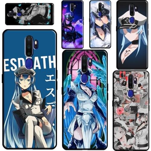 Esdeath Akame ga Kill anime For OPPO A52 A72 A91 A5 A9 A31 A53 2020 Reno2 Z Find X2 X3 Pro A3S A5S A1K A15 A93 Case