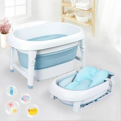 Baby Folding Bath Tub Portable Baby Bucket Swimming Pool