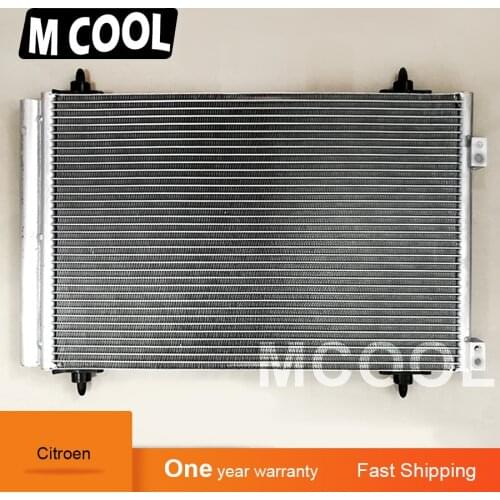 For AC Condenser Evaporator Coil Citroen Berlingo B9 1.6 C4 Peugeot 307 6455GH 6455CX 169928 9682531580 9650545480 mm 595*360*16