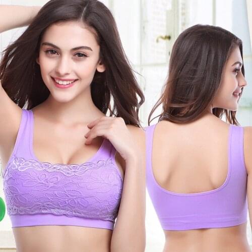 Women Bra Push Up Bra Seamless Padded Bra Vest Tanks Workout Bras