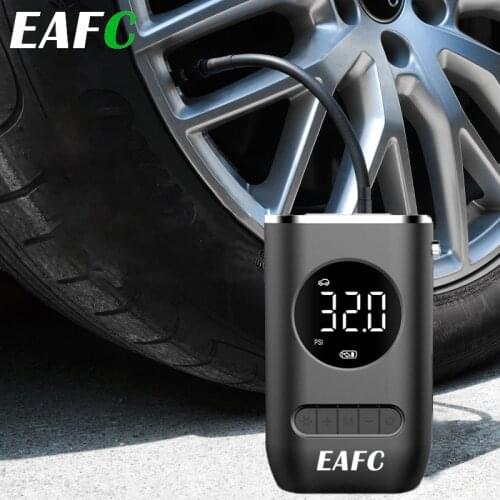 Electric 12v Portable Air Compressor Wireless Inflator Pump Digital Tire Pressure Air Pump Car Bike Motorcycle Ball Tire Pump