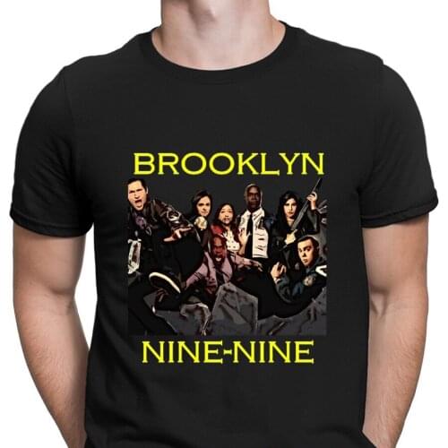 Brooklyn Nine Nine Squad Tee Shirt T Shirt Graphic Custom Cool Basic Solid Hip Hop Shirt Funky Cotton Summer Style Building