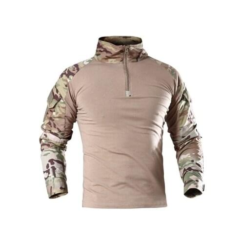 Camouflage 9 Colors US Army Combat Uniform Military Shirt Cargo Multicam Airsoft Paintball Tactical Cotton Clothes