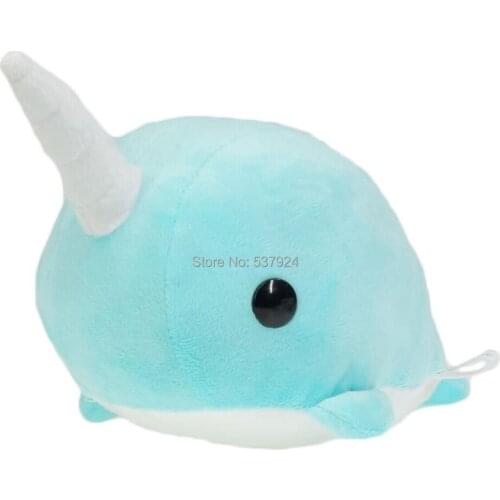 New 10Pcs Narwhal 10" 25CM Plush Doll