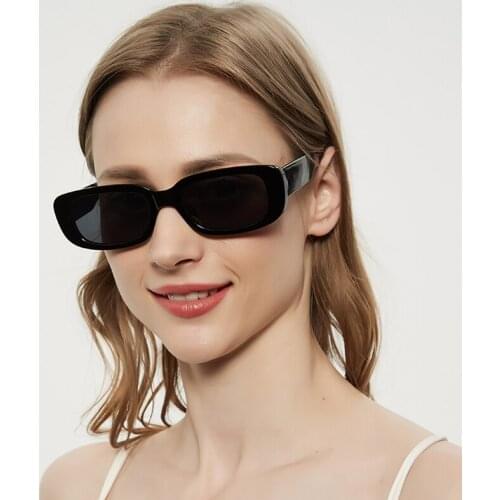 Fashion Sexy Small Rectangle Sunglasses Women Vintage Brand Designer Square Sun Glasses Shades Female UV400 Sunglasses for Women