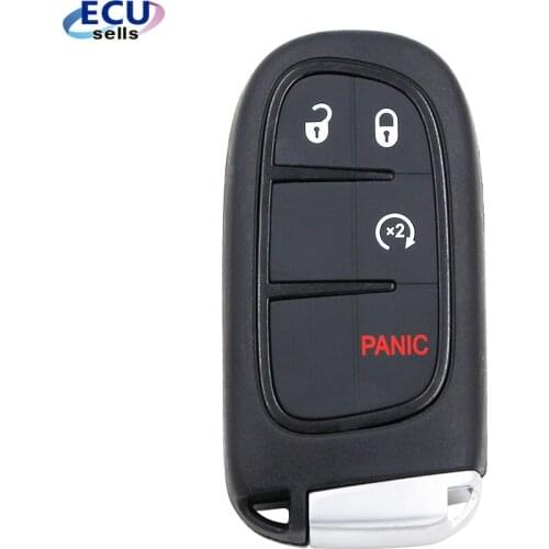 OEM High quality 4 button Smart Remote Key Fob shell for Jeep Cherokee RAM